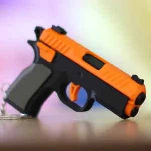 CZ Shadow Fidget Keychain – Slide-Action Toy